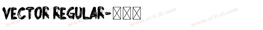 Vector Regular字体转换